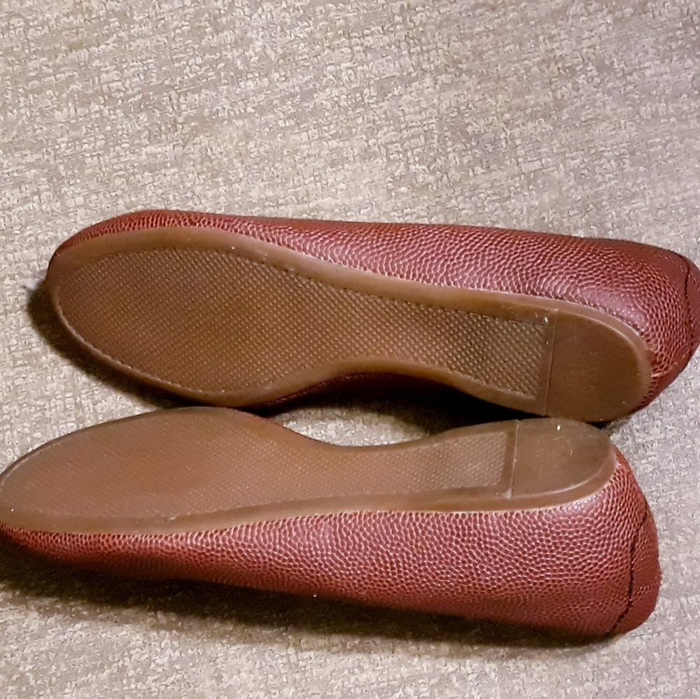 Charis & Doxa Touchdown Flats / Women Size 9 Brown Football Shoes - Picture 9 of 11